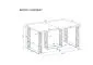Stół rozkładany EWEREST 130(250)x80 dąb stirling w stylu loft I sklep meblowy MIRAT. styl LOFT