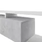 Stolik kawowy BOTA 120x60 biały/beton colorado HELVETIA | MIRAT. styl LOFT kolekcja BOTA