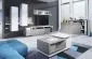 Stolik kawowy BOTA 120x60 biały/beton colorado HELVETIA | MIRAT. styl LOFT kolekcja BOTA