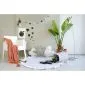 Dywan dziecięcy BUBBLY LIGHT GREY 120x120 szary z białą obwódką | MIRAT.