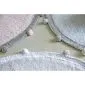 Dywan dziecięcy BUBBLY SOFT PINK 120x120 różowy z pomponami | MIRAT.