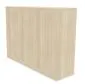 Szafka biurowa przesuwna EASY SPACE CABINET S 3-OH 160cm akacjowa zamykana I sklep meblowy MIRAT.