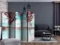 Parawan dwustronny Pejzaże 225x172 cm 5-częściowy szary | MIRAT.