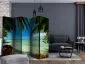 Parawan akustyczny Pejzaże 225x172 cm 5-częściowy zielony | MIRAT.