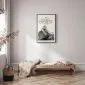 Plakat Mount Everest 60x90 cm z ramą czarną z marginesem | MIRAT.