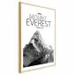 Plakat Mount Everest 21x30 cm z ramą złotą z marginesem | MIRAT.
