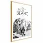Plakat Mont Blanc 21x30 cm z ramą złotą z marginesem | MIRAT.