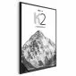 Plakat K2 40x60 cm z ramą czarną bez marginesu | MIRAT.