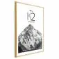 Plakat K2 21x30 cm z ramą złotą z marginesem | MIRAT.