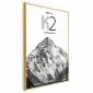 Plakat K2 21x30 cm z ramą złotą bez marginesu | MIRAT.
