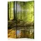 Parawan jednostronny Pejzaże 135x172 cm 3-częściowy żółty | MIRAT.