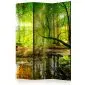 Parawan dwustronny Pejzaże 135x172 cm 3-częściowy zielony | MIRAT.