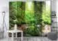 Parawan akustyczny Pejzaże 225x172 cm 5-częściowy zielony | MIRAT.