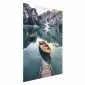 Plakat Łodzie w Dolomitach 21x30 cm bez ramy bez marginesu | MIRAT.