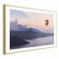 Plakat Warto marzyć 42x29,7 cm z ramą złotą z marginesem | MIRAT.