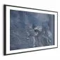 Plakat Błękitna planeta 42x29,7 cm z ramą czarną z marginesem | MIRAT.