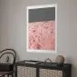 Plakat Różowy księżyc 40x60 cm bez ramy z marginesem | MIRAT.