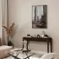 Plakat Miejski ruch 21x30 cm z ramą złotą bez marginesu | MIRAT.