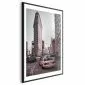 Plakat Miejski ruch 40x60 cm z ramą czarną z marginesem | MIRAT.