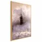 Plakat Sztorm 21x30 cm z ramą złotą bez marginesu | MIRAT.