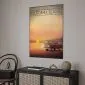 Plakat California Beaches 60x90 cm bez ramy bez marginesu | MIRAT.