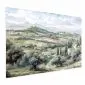 Plakat Pejzaż z polami 30x21 cm bez ramy z marginesem | MIRAT.