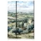Parawan dwustronny Pejzaże 135x172 cm 3-częściowy beżowy | MIRAT.