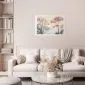Plakat Ocean i drzewa 90x60 cm bez ramy z marginesem | MIRAT.