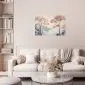 Plakat Ocean i drzewa 90x60 cm bez ramy bez marginesu | MIRAT.