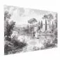 Plakat Pejzaż vintage 90x60 cm bez ramy z marginesem | MIRAT.