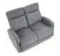 Sofa OSLO 2S szara tapicerowana do salonu | MIRAT.