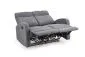 Sofa OSLO 2S szara tapicerowana do salonu | MIRAT.