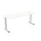 Biurko EASY SPACE C-LEG RC 180x60cm białe z otworem na kable I sklep meblowy MIRAT.