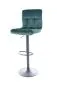 Hoker C-105 VELVET zielony tapicerowany w stylu glamour | MIRAT. styl GLAMOUR, LOFT