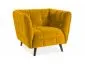 Fotel CASTELLO VELVET 1 curry aksamitny w stylu glamour | MIRAT. styl GLAMOUR kolekcja CASTELLO