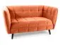 Sofa CASTELLO VELVET 2 cynamonowa aksamitna I sklep meblowy MIRAT. styl GLAMOUR kolekcja CASTELLO