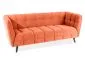 Sofa CASTELLO VELVET 3 cynamonowa do salonu I sklep meblowy MIRAT. styl GLAMOUR kolekcja CASTELLO