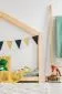 Łóżko dziecięce MILA RM 70x140 sosna domek | MIRAT. w stylu kolekcja MILA