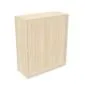 Szafka biurowa przesuwna EASY SPACE CABINET S 3-OH 100cm akacjowa zamykana I sklep meblowy MIRAT.