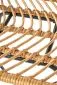 Hoker niski H-97 rattanowy na metalowych nogach | MIRAT.