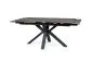 Stół COLUMBUS CERAMIC 160(240)x90 brązowy/czarny mat I sklep meblowy MIRAT. styl LOFT