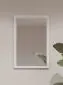 Lustro do przedpokoju CROSS 40x60cm białe prostokątne I sklep meblowy MIRAT. kolekcja HV-CROSS