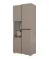 Witryna wysoka CROSS 3D 80cm congo/czarna do salonu I sklep meblowy MIRAT. kolekcja HV-CROSS