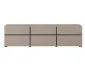 Szafka RTV CROSS 3K3S 180cm congo/czarna do salonu I sklep meblowy MIRAT.