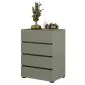 Komoda CROSS 4S 60cm zielona/czarna kolorowa I sklep meblowy MIRAT. kolekcja HV-CROSS