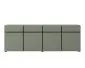 Komoda CROSS 4D4S 225cm zielona/czarna z płyty laminowanej I sklep meblowy MIRAT. kolekcja HV-CROSS