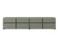 Szafka RTV CROSS 4K4S 225cm zielona/czarna szeroka I sklep meblowy MIRAT.  kolekcja HV-CROSS