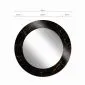 Nowoczesne lustro okrągłe MORENA BLACK MARBLE 70cm czarne I sklep meblowy MIRAT.