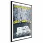 Plakat Metropolis 21x30 cm z ramą czarną z marginesem | MIRAT.