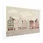 Plakat Kolorowe Fasady 60x40 cm bez ramy z marginesem | MIRAT.